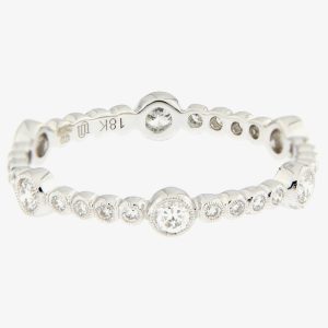 Ungar & Ungar 18ct White Gold 0.42ct Diamond Full Eternity Ring 8WR10020DD