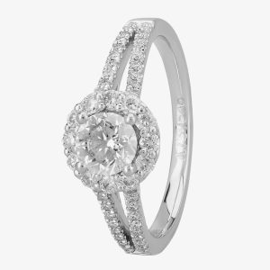 Signature Collection Platinum GIA Certificated Diamond Cluster Ring DSC64(6.5)1.00CT PLUS- D/SI1/1.73ct