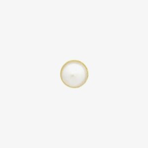 Amulette Gold Plated Small Fresh Water Pearl Ring Charm CH-S-126/YGP