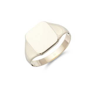 9ct Yellow Gold Sq. Signet Ring