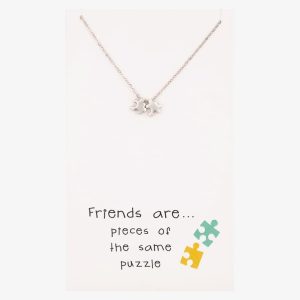 Sentiments Friends are… Puzzle Pieces Necklace 15439