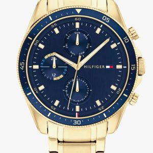 Tommy Hilfiger Mens Parker Gold Chronograph Bracelet Watch 1791834