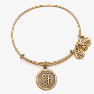 ALEX AND ANI Initial ‘F’ Charm Bangle A13EB14FG