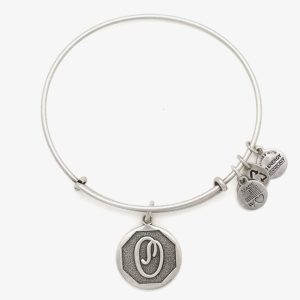 ALEX AND ANI Initial ‘O’ Charm Bangle A13EB14OS