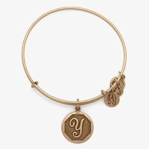 ALEX AND ANI Initial ‘Y’ Charm Bangle A13EB14YG