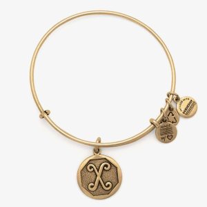 ALEX AND ANI Initial ‘X’ Charm Bangle A13EB14XG