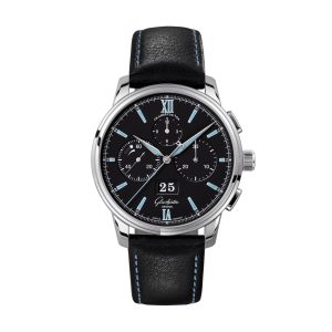 Glash&uuml;tte Unique Senator Landscape 42mm Mens Watch 1-37-01-03-02-35