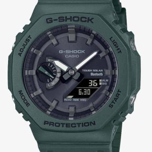 Casio G-Shock Bluetooth Solar 2100 Series Green Smartwatch GA-B2100-3AER