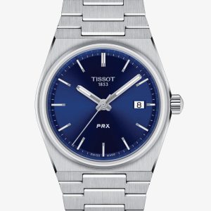 Tissot Unisex PRX 35mm Navy Dial Watch T137.210.11.041.00