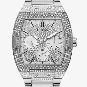 Guess Mens Phoenix Silver Nightlife Watch GW0094G1