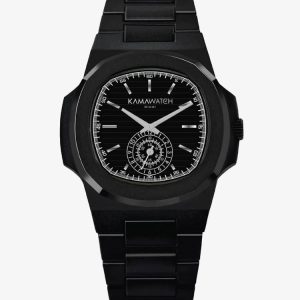 KAMAWATCH Limited Edition Fix Carrera Black Plastic Bracelet Watch KWPF28