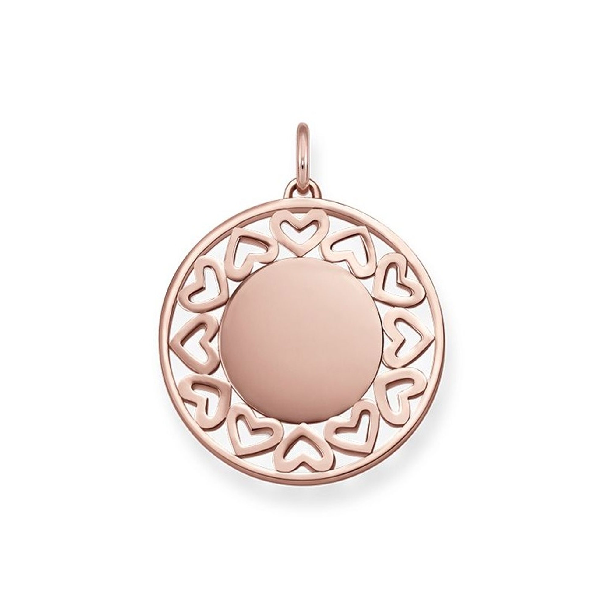 Thomas Sabo Rose Gold Middle Circle Pendant LBPE0013-415-40