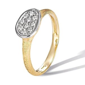 Marco Bicego Lunaria 18ct Yellow Gold Girls Ring AB622 B YW Q6
