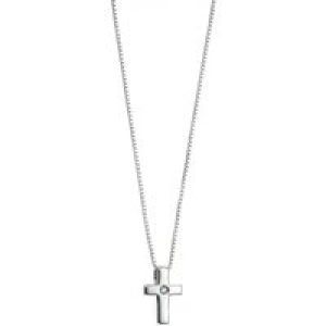 D For Diamond Homme Silver Diamond-Set Move Pendant