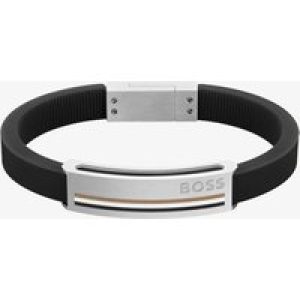 BOSS Sarkis Black Rubber  Bracelet 1580364M