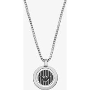 Emporio Armani Stainless Steel Black Enamel Pendant  EGS2725040