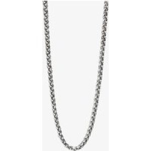 Fred Bennett Stainless Steel Plaited Chain Necklace N4209