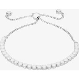 Isabella Verona Sterling Silver White Enamel Toggle Bracelet SBBCCRI17XXX4A0-S