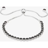 Isabella Verona Sterling Silver Black Enamel Toggle Bracelet SBBCCRI17XXXB0-S - Image 2