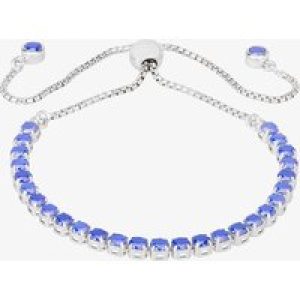 Isabella Verona Sterling Silver Blue Enamel Toggle Bracelet SBBCCRI17XXXL0-S