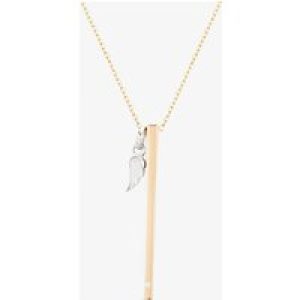 Isabella Verona Gold tone Bar and Wing Pendant NES-971-1