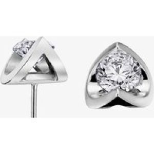 9ct White Gold 0.30ct Tension-set Diamond Stud Earrings E2038W/30-18
