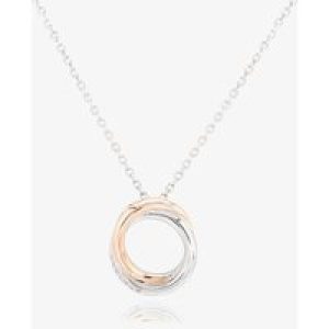 Rosa Lea Pave Intertwined Rings Pendant BJ-P3268CRG0.5