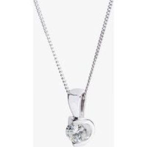 18ct White Gold 0.25ct Tension-set Diamond Pendant P2038W/25-18