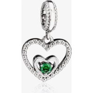 Rosa Lea May Birthstone Heart Dangle Charm AM-2THB004204-Green