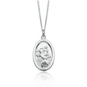 Silver Mini St Christopher Pendant
