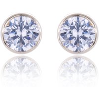 9ct Yellow Gold Good Minimize Cubic Zirconia Stud Earrings - Image 2