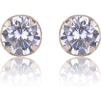 9ct Yellow Gold Good Reduce Cubic Zirconia Stud Earrings - Image 2