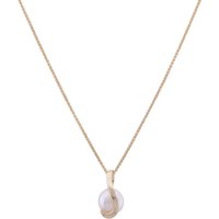 9ct Yellow Gold Pearl Drop Pendant - Image 2