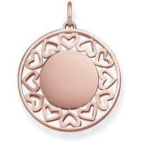 Thomas Sabo Rose Gold Middle Circle Pendant LBPE0013-415-40 - Image 2