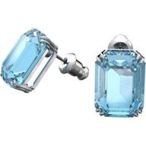 Swarovski Millenia Blue Octagon Minimize Stud Earrings 5614935