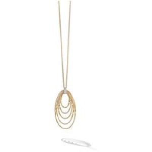 Marco Bicego 18ct Yellow Gold Marrakech Onde 0.50ct Diamond Drop Pendant CG788 B YW M5