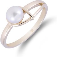 9ct Yellow Gold Pearl Fancy Ring - Image 2