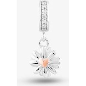 Rosa Lea Daisy Flower Rose Dangle Charm AM-2THB028907