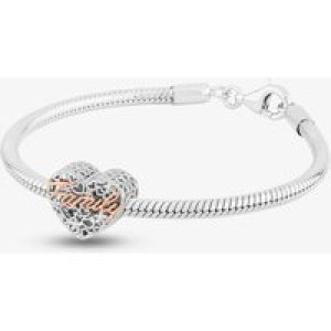 Rosa Lea Openwork Family Heart Charm & Bracelet AM-2THB023507 & AM-2THB013504