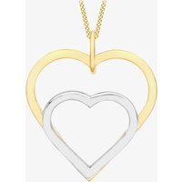 9ct Two Colour Double Heart Pendant 2.68.0579 - Image 2