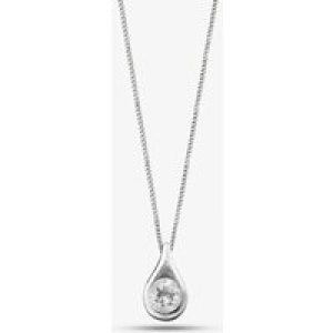 Cubic Zirconia Set Pendant and Chain