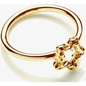 Rachel Galley Gold Plated Mini Star Ring S300YGMD
