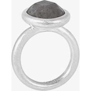 SENCE Twilight Round Faceted Labradorite Ring V023