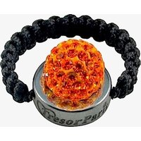 Tresor Paris Forien Orange Crystal Black Cord Ring 016498 - Image 2