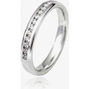 Platinum 3mm Channel Set Diamond Court Wedding Ring WGH5/3R125PlaT HSI-K