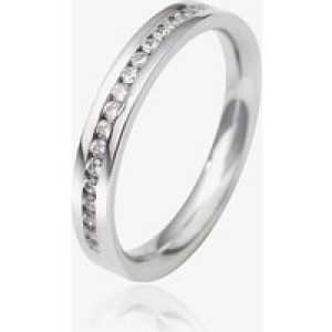 Platinum 2.5mm Channel Set Diamond Flat Court Wedding Ring WGH2/2.5R125PlaT HSI-L