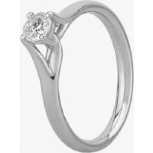 Mastercut Moondance Platinum 0.25ct Four Claw Diamond Solitaire Ring C14RG001 025P