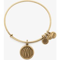 ALEX AND ANI Initial 'W' Charm Bangle A13EB14WG - Image 2