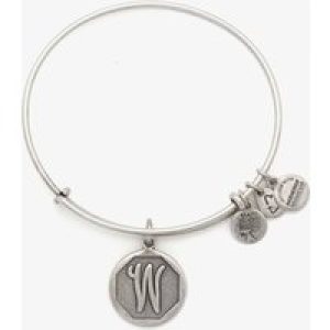 ALEX AND ANI Initial ‘W’ Charm Bangle A13EB14WS