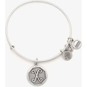 ALEX AND ANI Initial ‘X’ Charm Bangle A13EB14XS